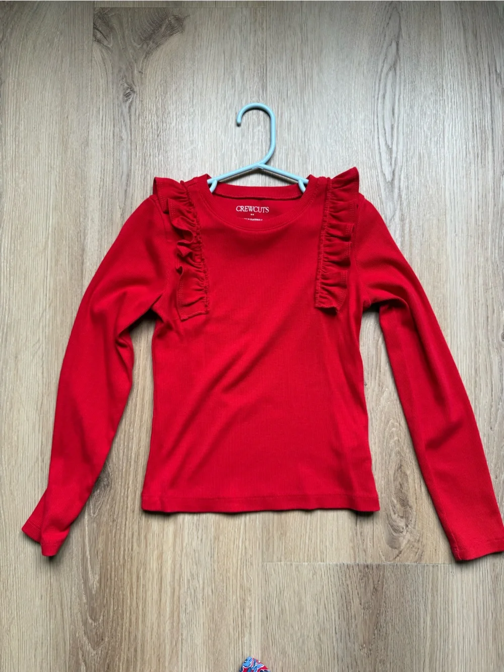 Crewcuts Bright Red long sleeve top